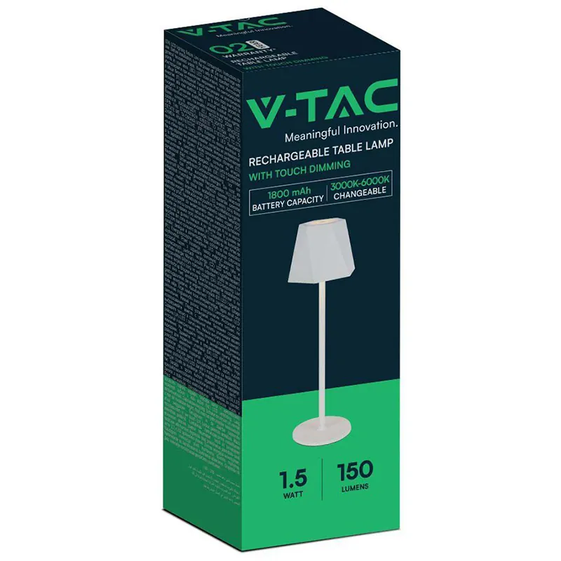 Lampa LED 1.5W 3IN1 cu Acumulator - Alb