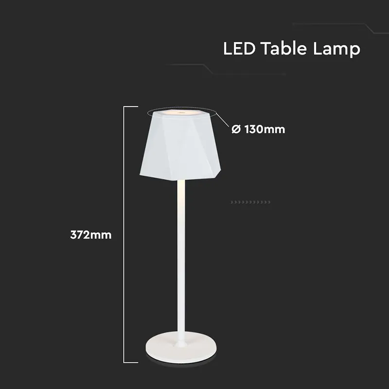 Lampa LED 1.5W 3IN1 cu Acumulator - Alb