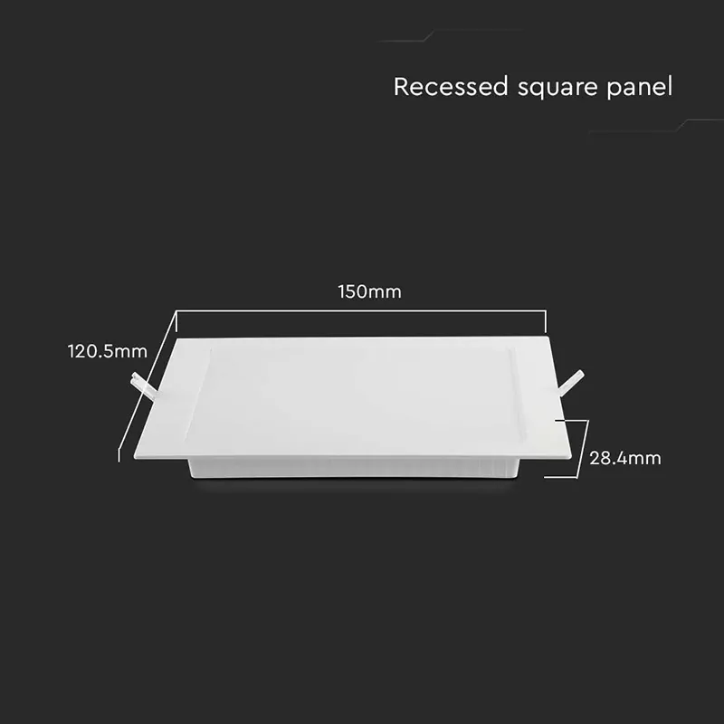Panou LED 6W  Incorporabil 4000K Alb Neutru