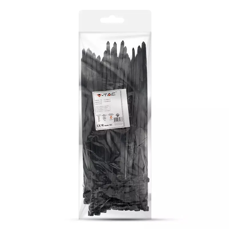 Fasete Prindere 3.5MM/30CM Set 100BUC - Negru