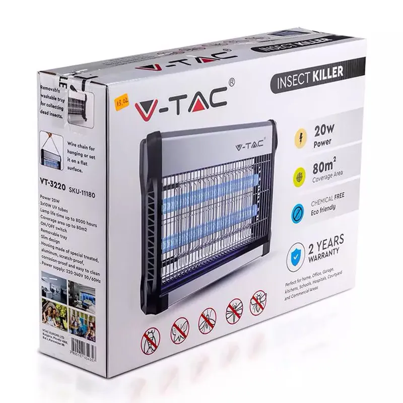 Aparat Anti-Insecte cu Lumina UV 2X10W