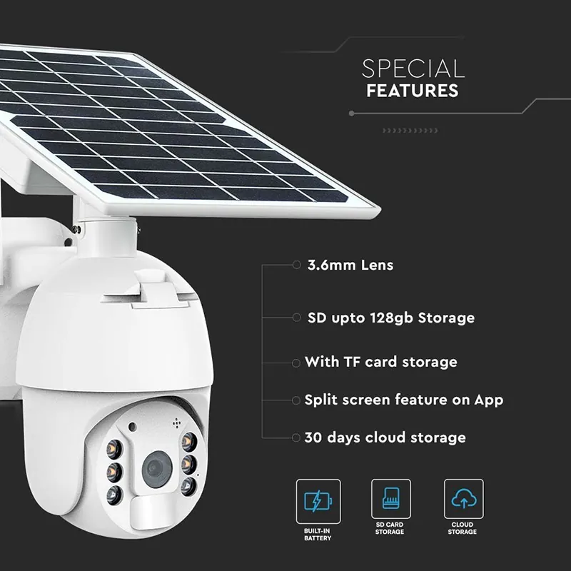 Camera HD Solara Smart Wifi - Alb