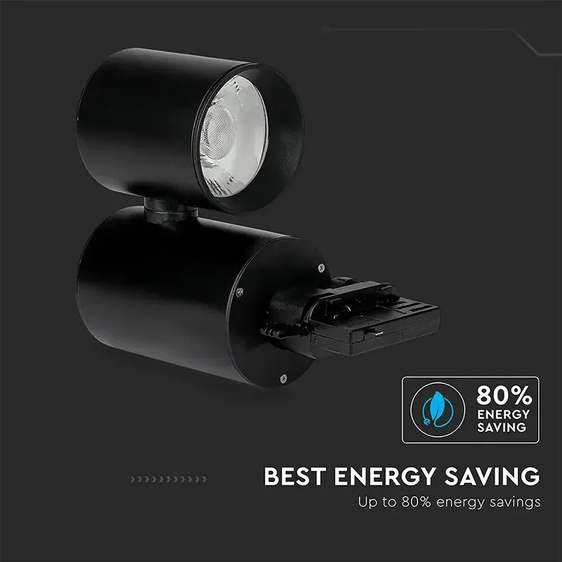 Tracklight LED 30W 6400K - Negru