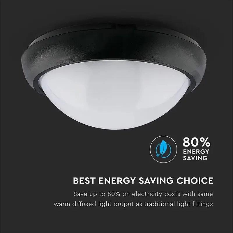 Aplica Rotunda LED 12W IP54 3000K Alb Cald