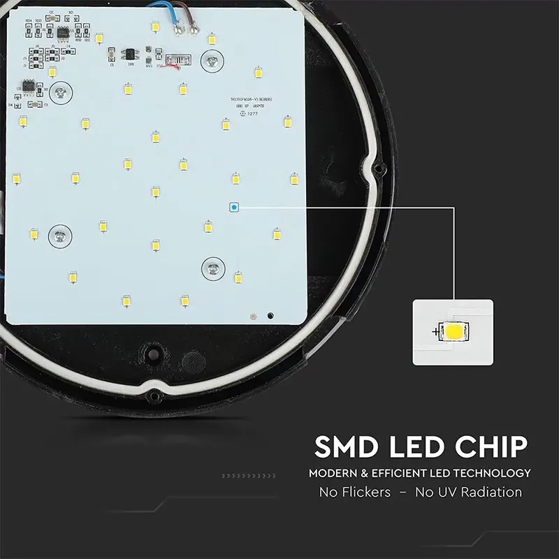 Aplica Rotunda LED 12W IP54 3000K Alb Cald