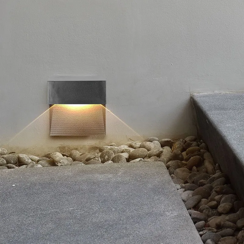 Corp Iluminat LED Steplight Montaj Scara/Perete 3W 4000K - Negru