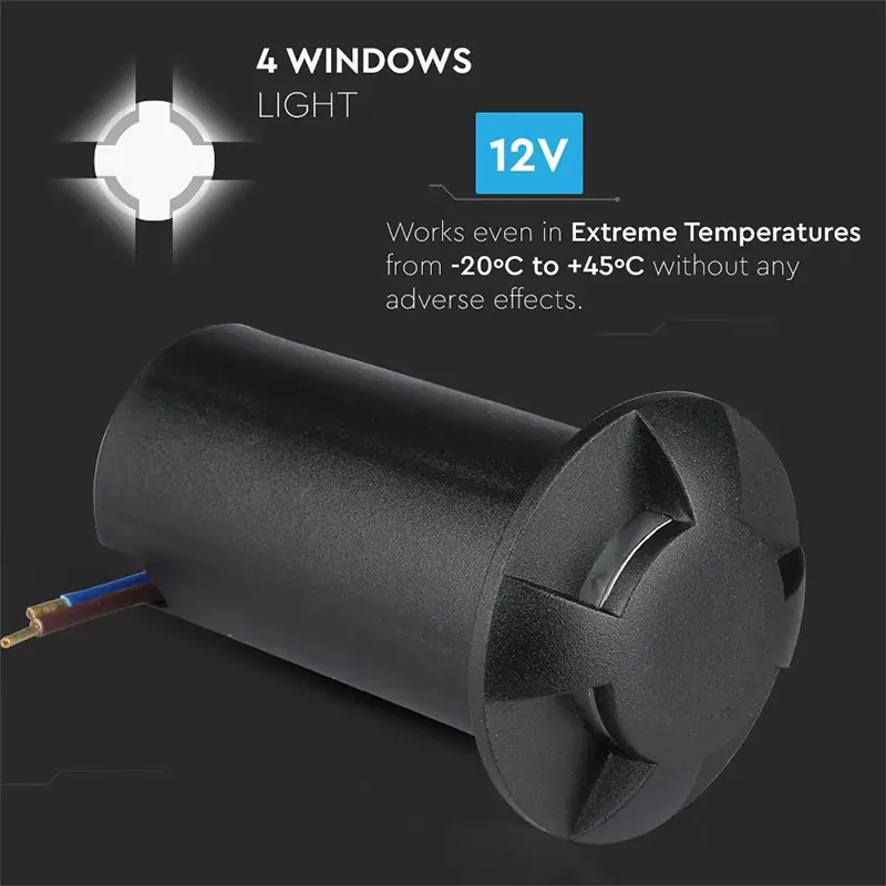 Spot LED Steplight 1W 6400K Alb Rece