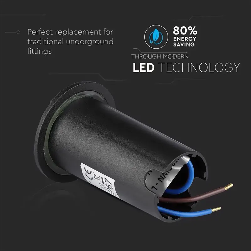 Spot LED Steplight 1W 6400K Alb Rece