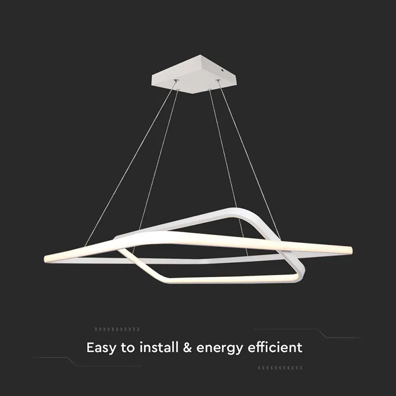 Candelabru LED Dimabil 50W 4000K 60X60X120CM - Alb