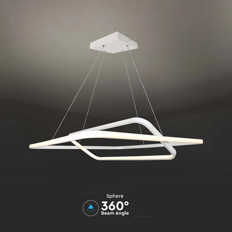 Candelabru LED Dimabil 50W 4000K 60X60X120CM - Alb
