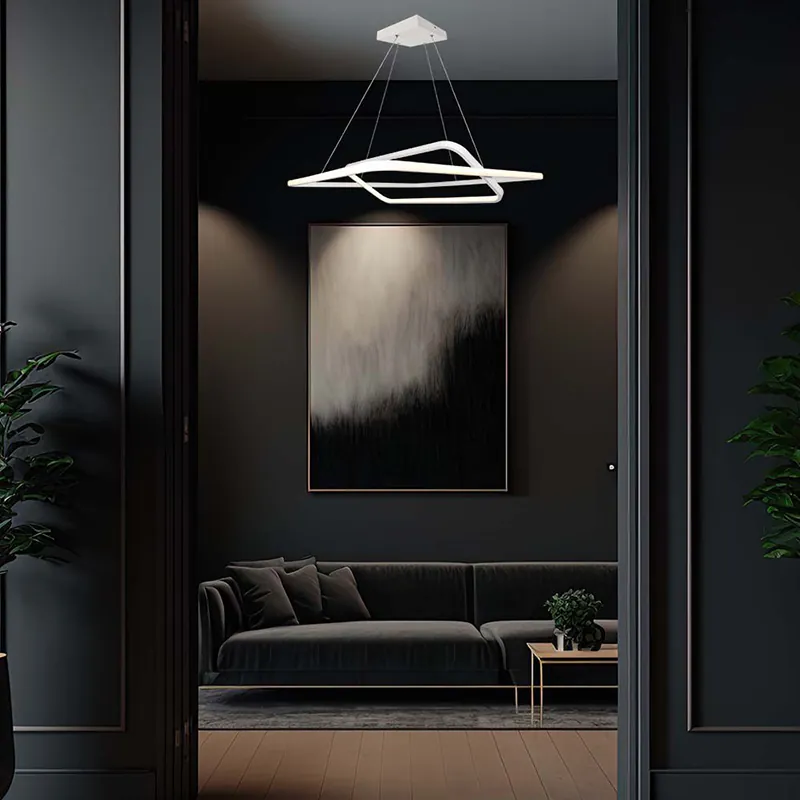 Candelabru LED Dimabil 50W 4000K 60X60X120CM - Alb