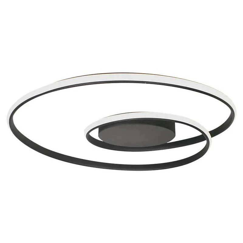 Candelabru LED Dimabil 48W 3000K 62X62X10CM - Negru