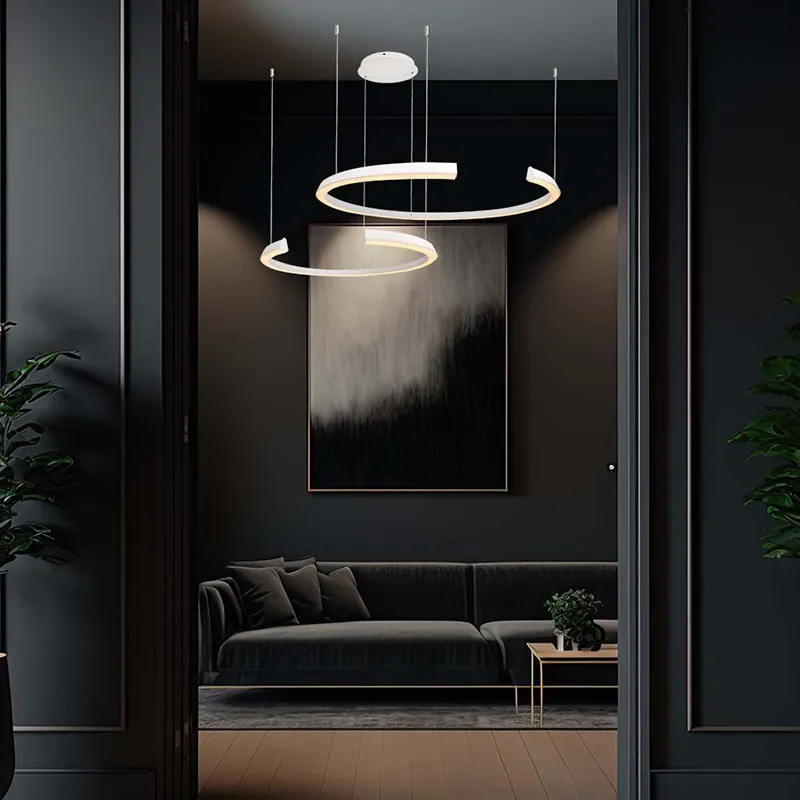 Candelabru LED Dimabil 50W 3000K 110X80X120CM - Alb