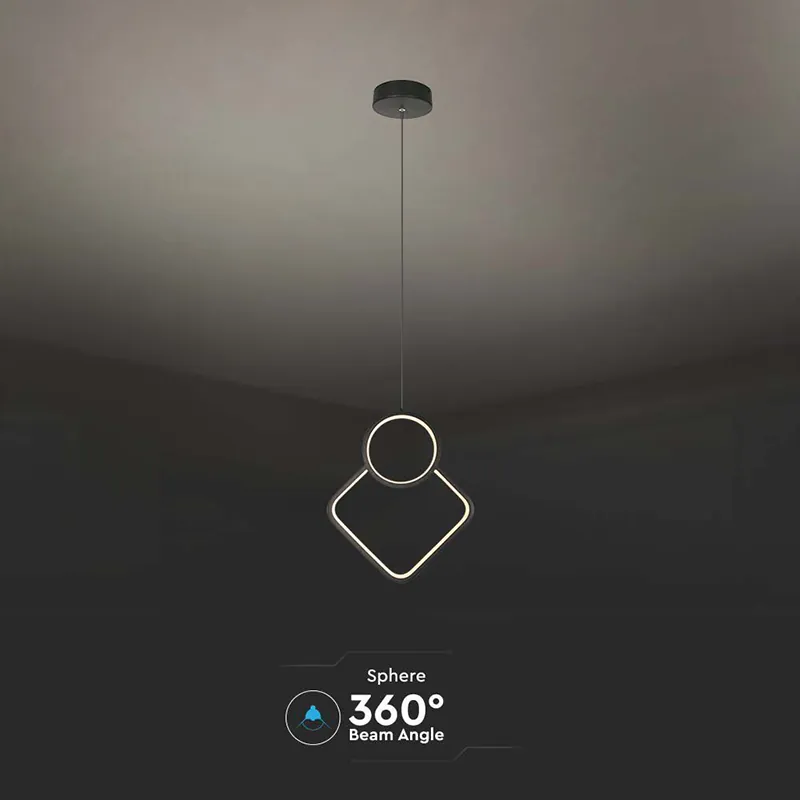 Candelabru LED 12W 3000K - Negru