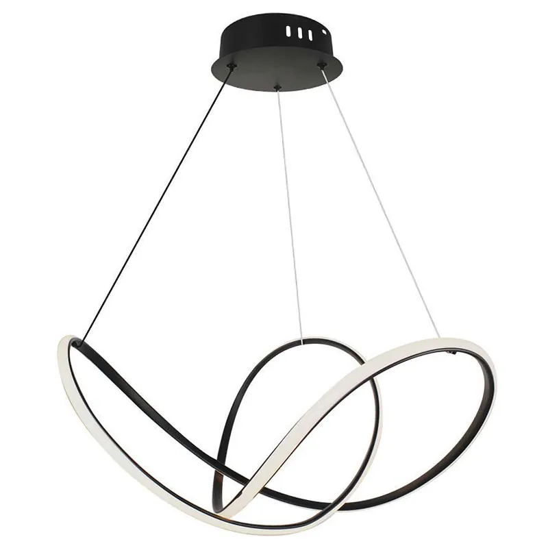 Candelabru LED 49W 3000K 70X120CM - Negru