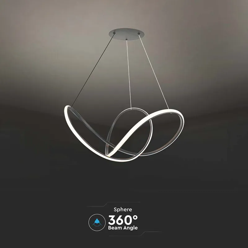 Candelabru LED 49W 3000K 70X120CM - Negru