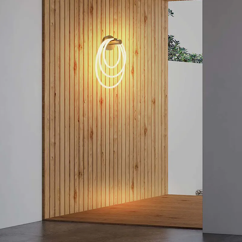 Lampa LED Montaj Perete 36W 3000K - Auriu