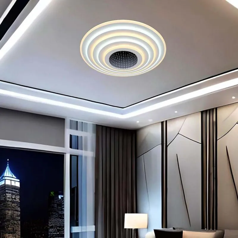 Corp Iluminat Decorativ Dimabil 125W 3000K + 6000K - Alb