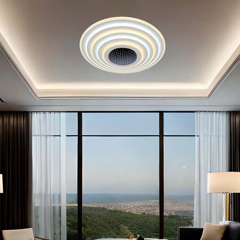 Corp Iluminat Decorativ Dimabil 125W 3000K + 6000K - Alb