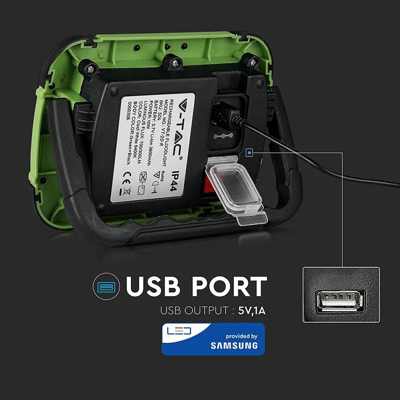 Reflector Portabil 20W IP44 4000K, Cip Samsung