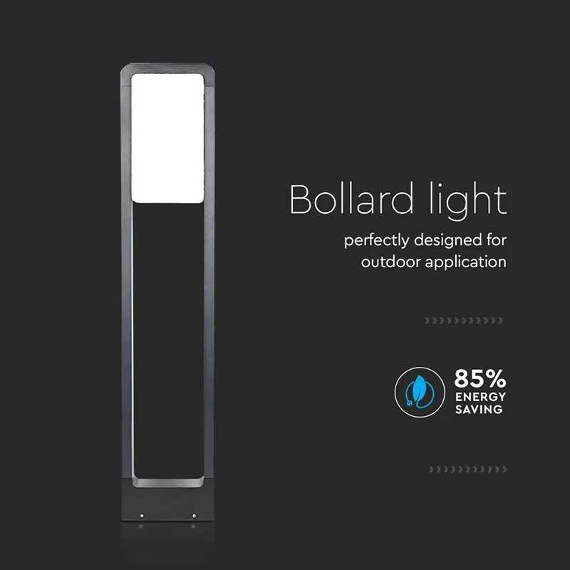 Lampa LED Gradina 10W IP65 3000K - Negru