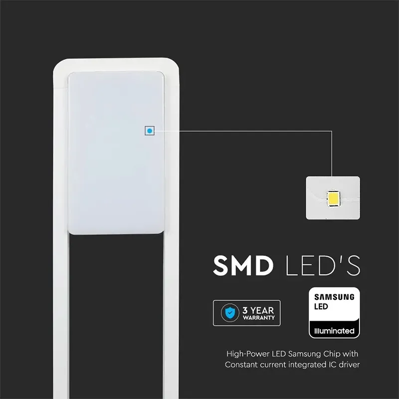 Lampa Iluminat Gradina 10W IP65 3000K Alb Cald - Alb