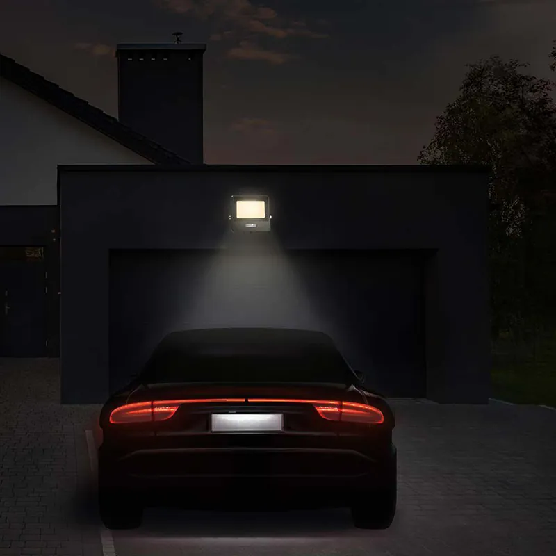 Reflector LED SMD 50W 6400K IP65 cu Senzor Miscare - Negru