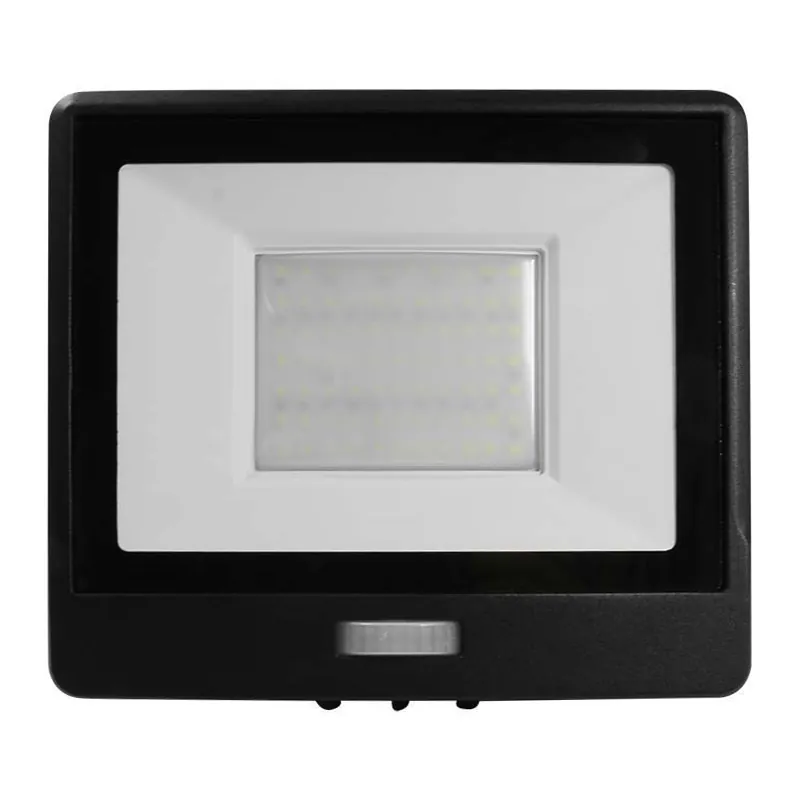 Reflector LED SMD 50W 6400K IP65 cu Senzor Miscare - Negru