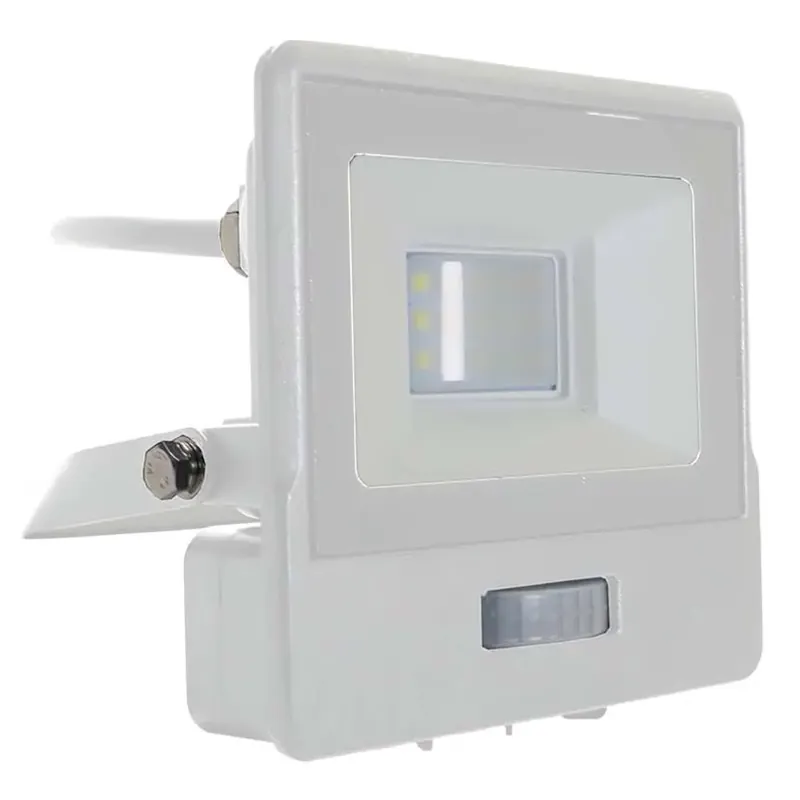 Reflector LED SMD 10W 6400K IP65 cu Senzor Miscare - Alb