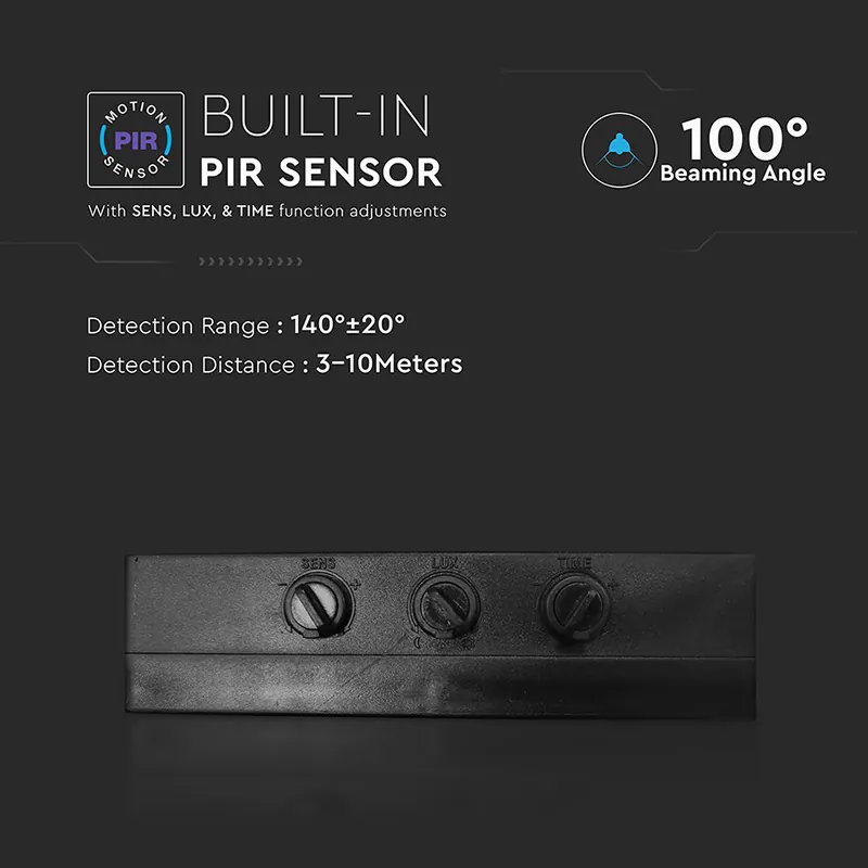 Reflector LED SMD 50W 4000K IP65 cu Senzor Miscare - Alb