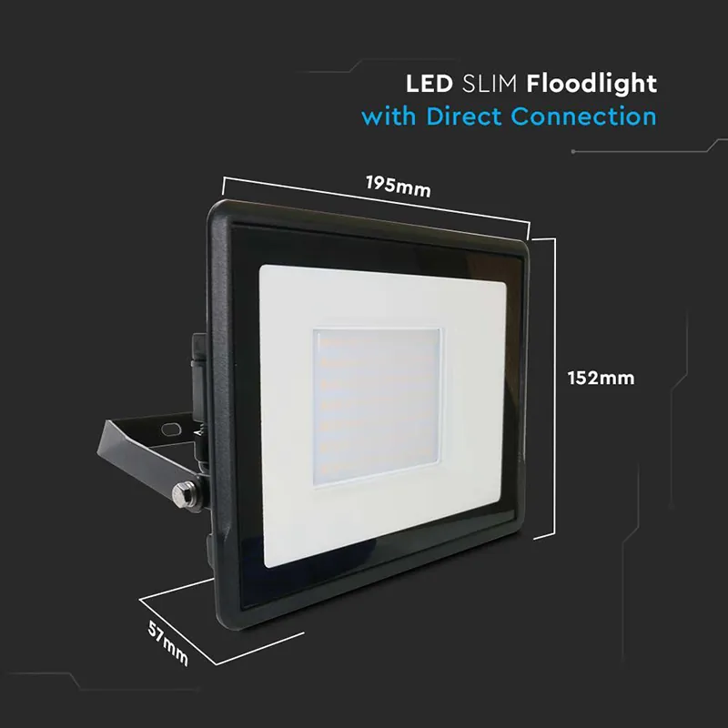 Reflector LED 50W 6400K Alb Rece, Cip Samsung