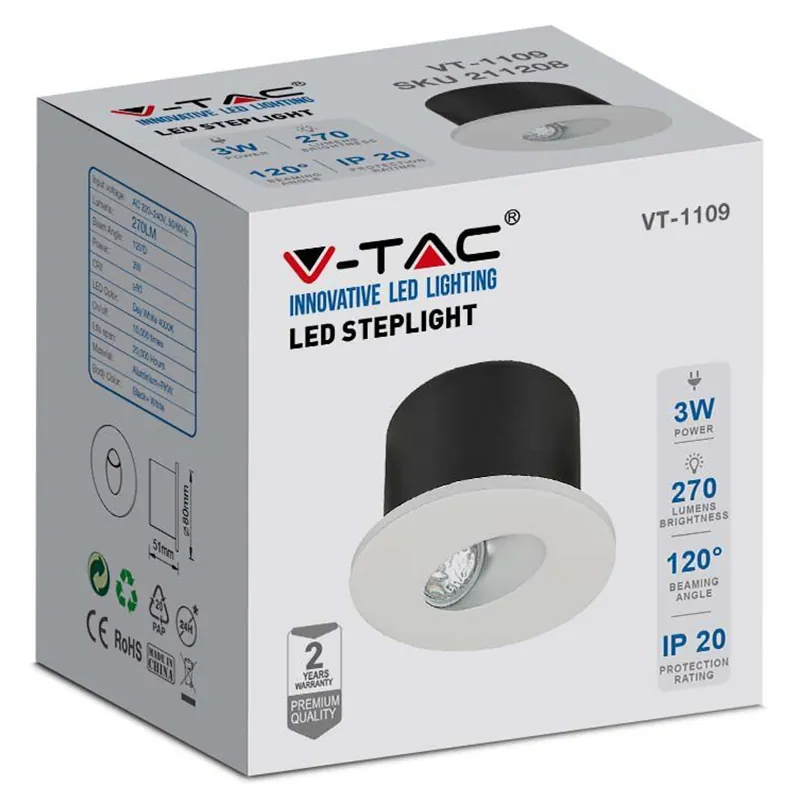 Spot LED Steplight 3W 4000K Alb Neutru