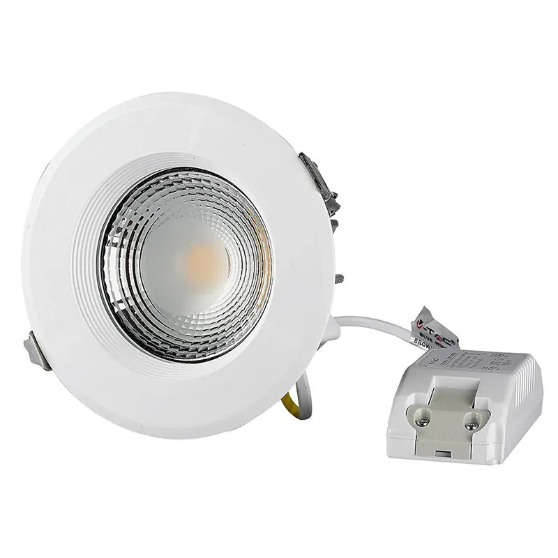 Spot LED COB Incorporabil 30W 6500K Alb Rece
