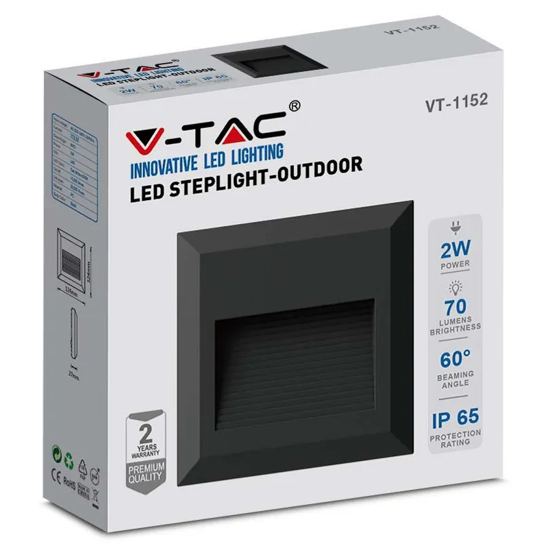 Corp Iluminat LED pentru Scari 2W 3000K Alb Cald