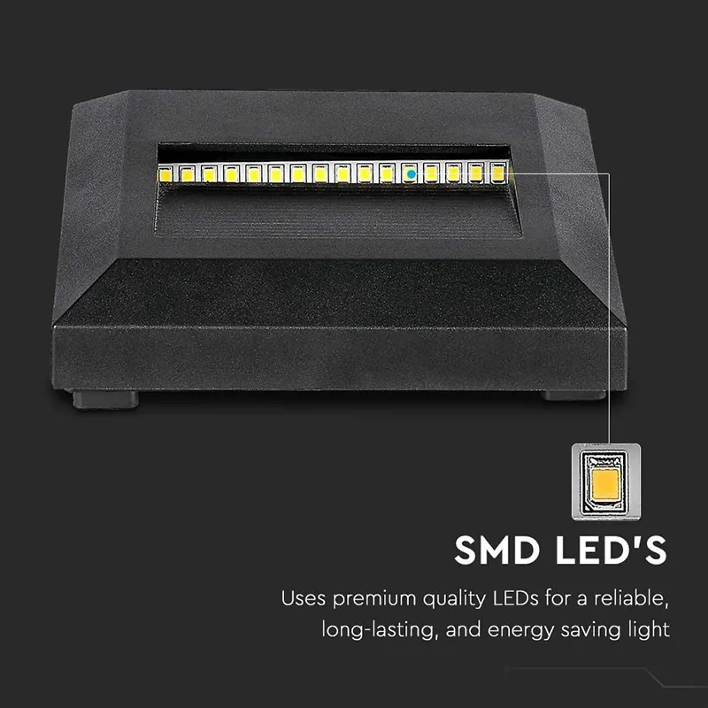 Corp Iluminat LED pentru Scari 2W 3000K Alb Cald