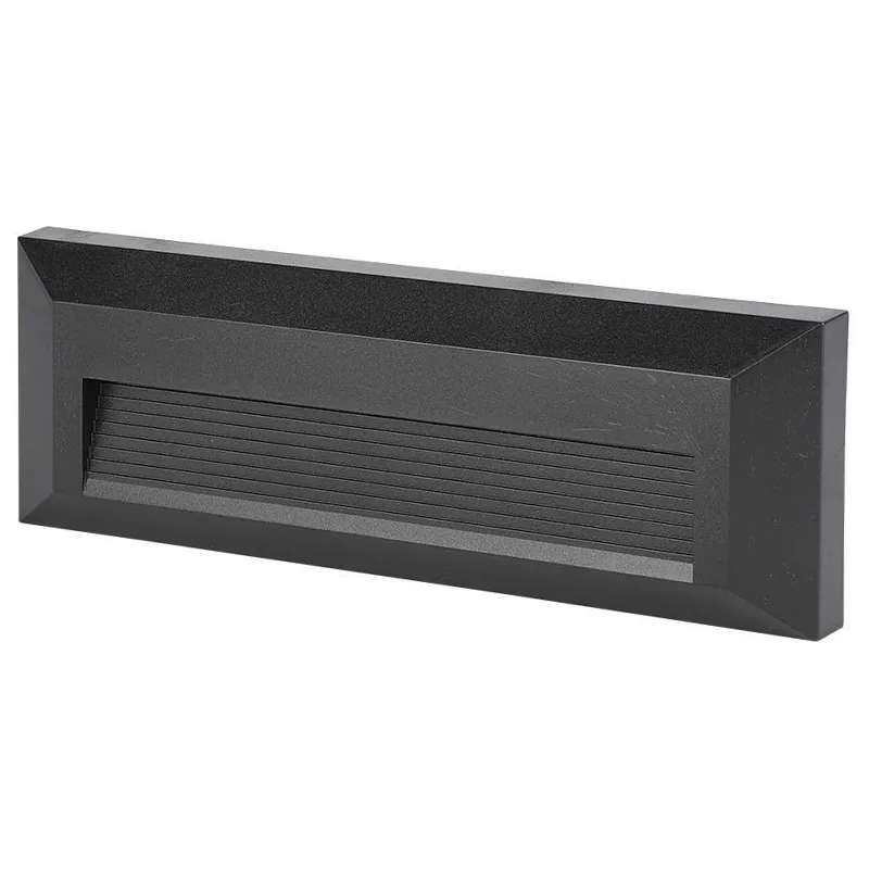Corp Iluminat LED pentru Scari 3W 4000K Alb Neutru - Negru