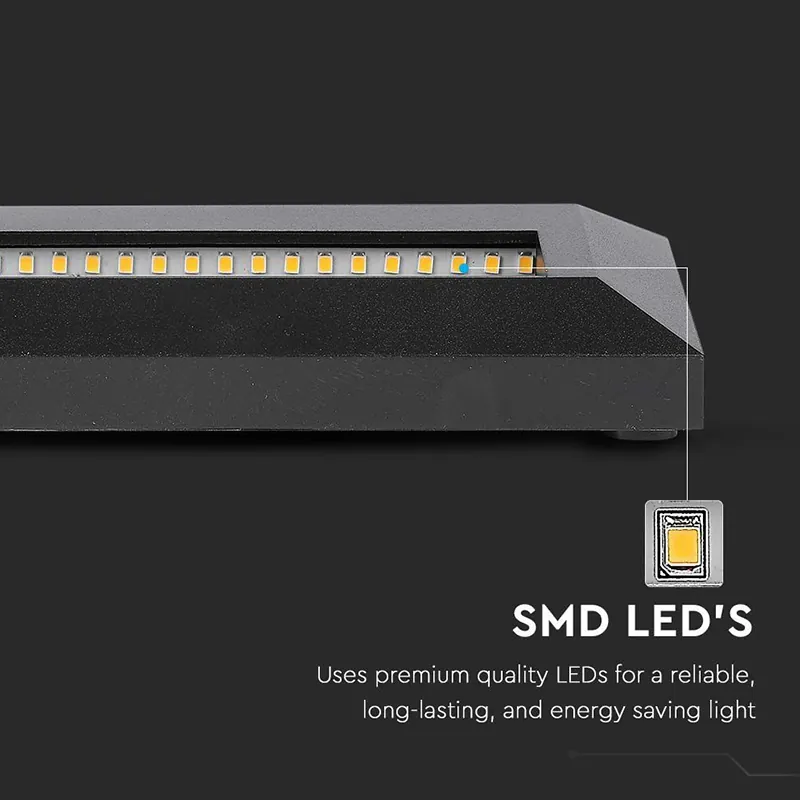 Corp Iluminat LED pentru Scari 3W 4000K Alb Neutru - Negru