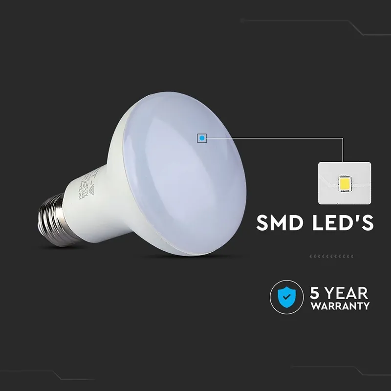 Bec LED R80 E27 10W 4000K Alb Netru, Cip Samsung