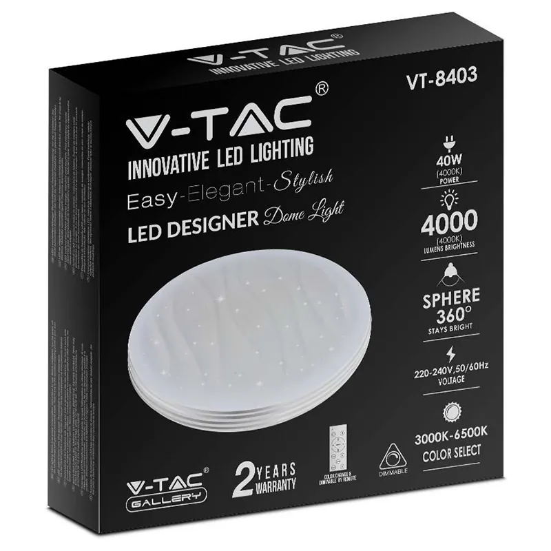Aplica LED 40W 3IN1 Dimabil cu Telecomanda