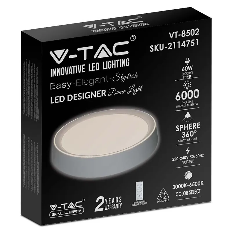 Aplica LED 30/60/30W 3IN1 Dimabil cu Telecomanda