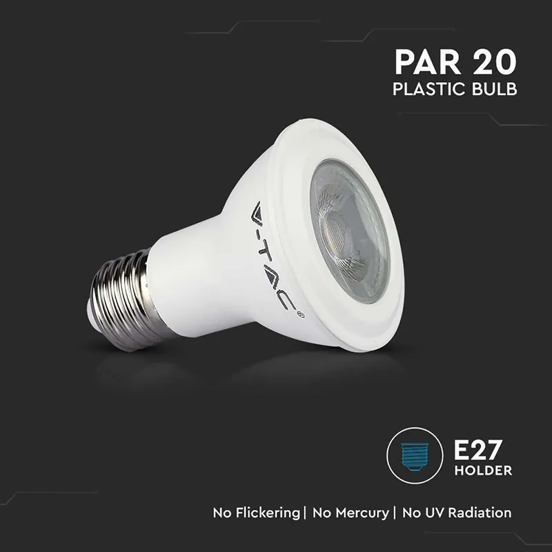 Bec LED 5.8W PAR20 E27 4000K Alb Neutru