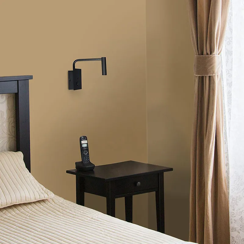 Lampa LED Perete 3W 3000K - Negru