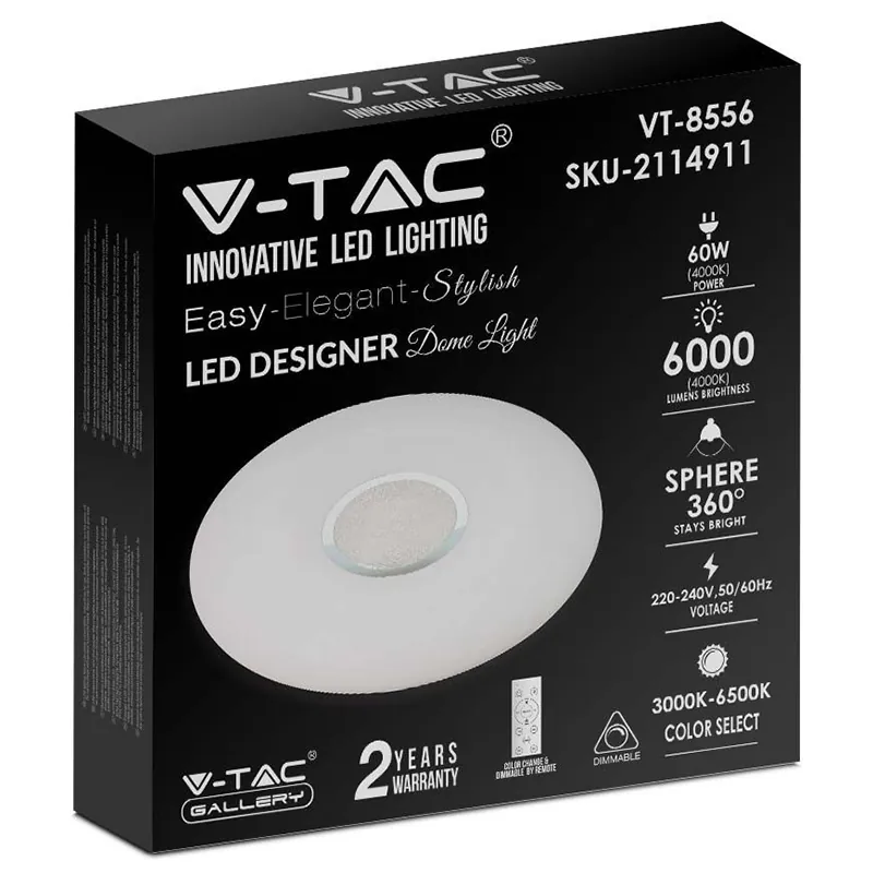 Aplica LED 30/60/30W 3IN1 Dimabil cu Telecomanda