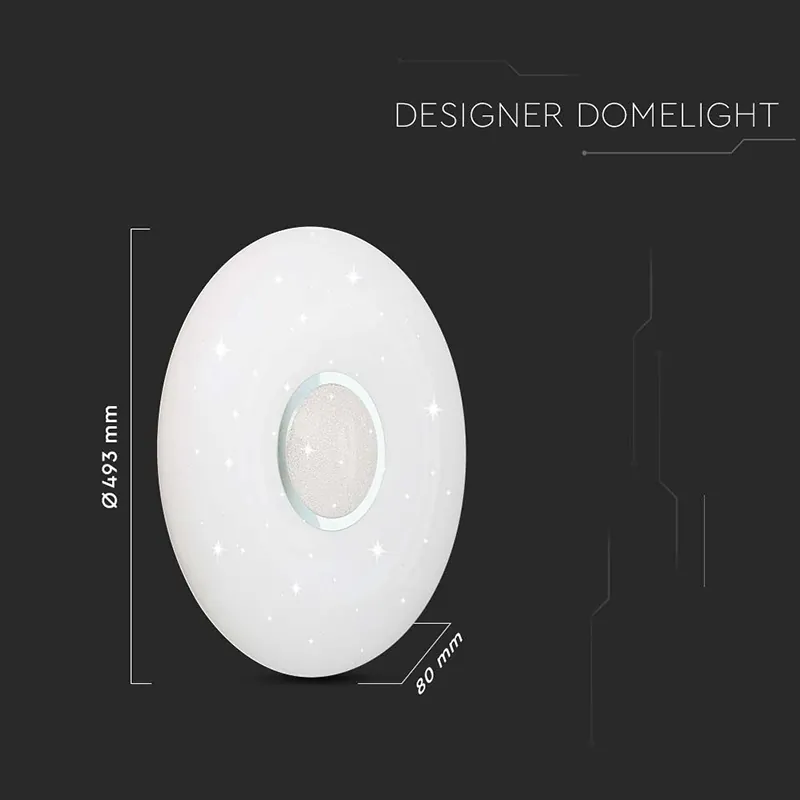 Aplica LED 30/60/30W 3IN1 Dimabil cu Telecomanda