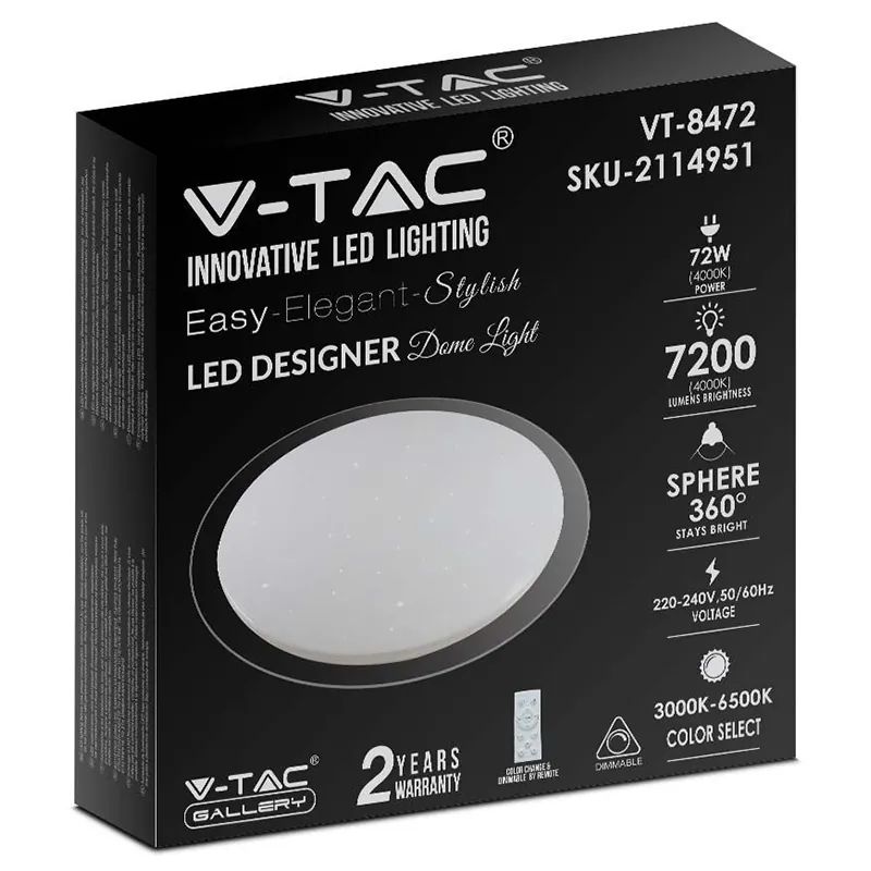 Aplica LED 36/72/36W 3IN1 Dimabil cu Telecomanda