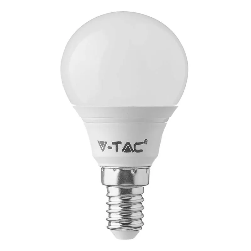 Bec LED P45 E14 4.5W 3000K Alb Cald, Cip Samsung
