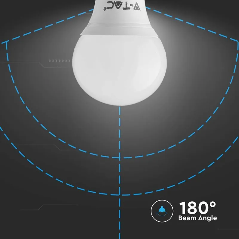 Bec LED P45 E14 4.5W 3000K Alb Cald, Cip Samsung