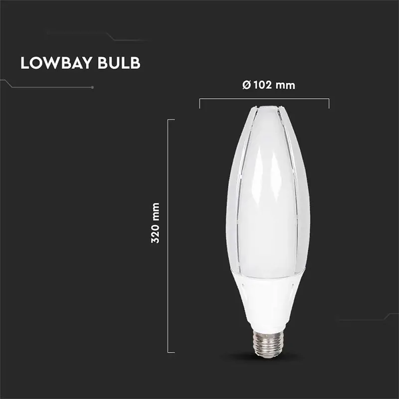 Bec LED E40 60W 4000K Alb Neutru, Cip Samsung