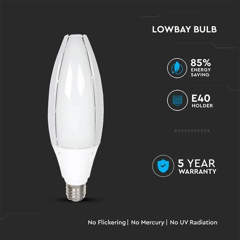 Bec LED E40 60W 4000K Alb Neutru, Cip Samsung