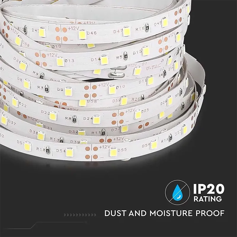 Banda LED SMD3528 60LED/M 6000K IP20 5M